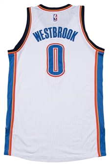 2014-15 Russell Westbrook Game Used & Photo Matched Oklahoma City Thunder Jersey Used On 12/7/14 (NBA/MeiGray)